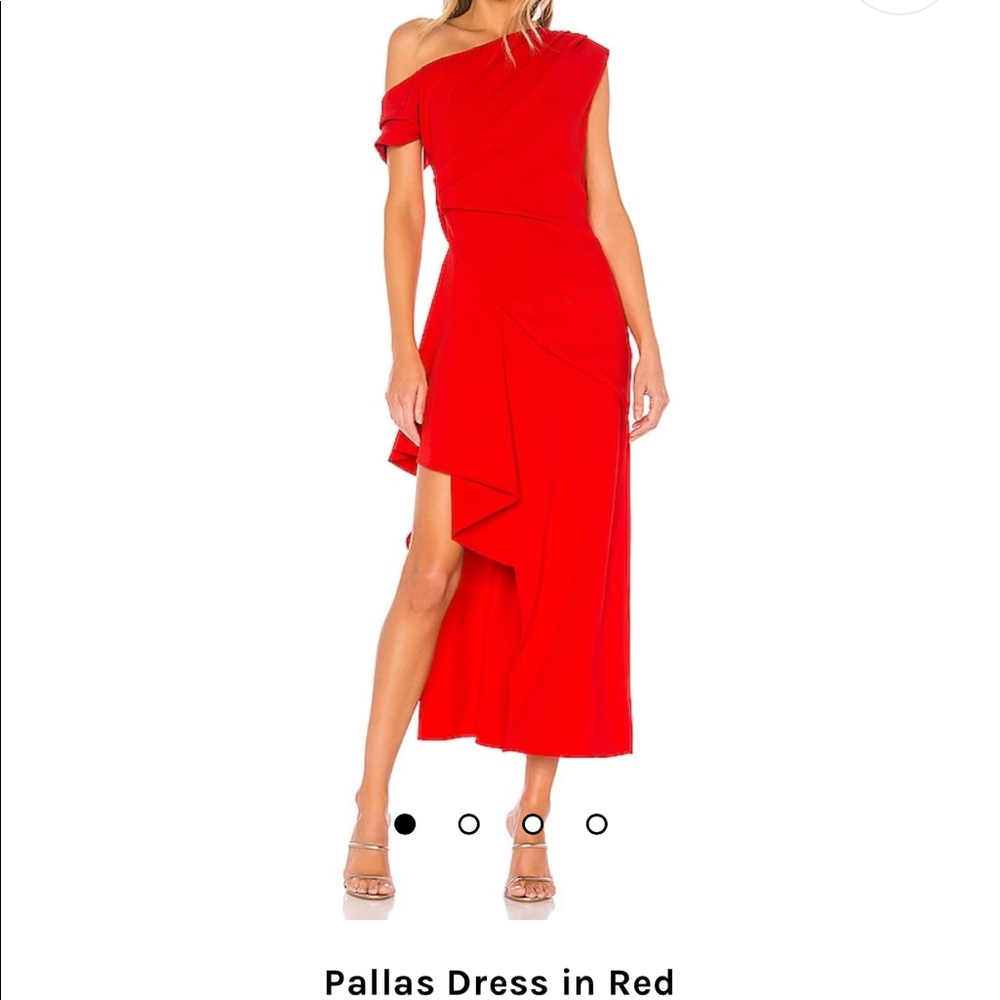 XS Red formal dress from Revolve